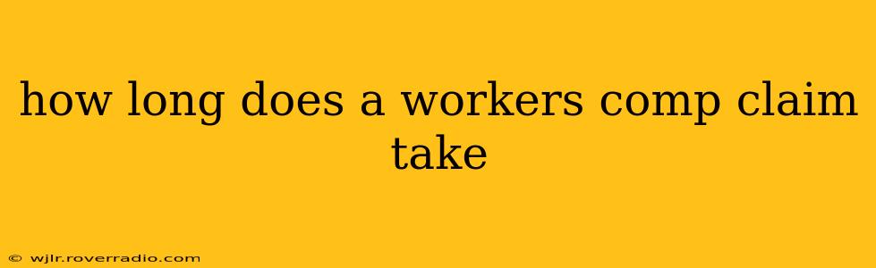how long does a workers comp claim take