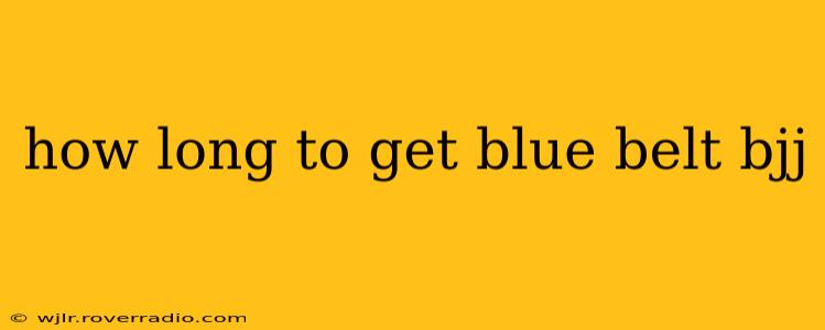 how long to get blue belt bjj