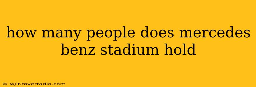 how many people does mercedes benz stadium hold