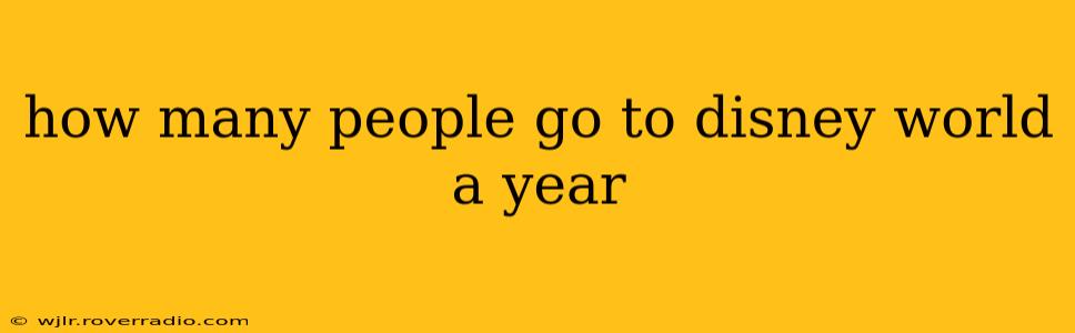 how many people go to disney world a year