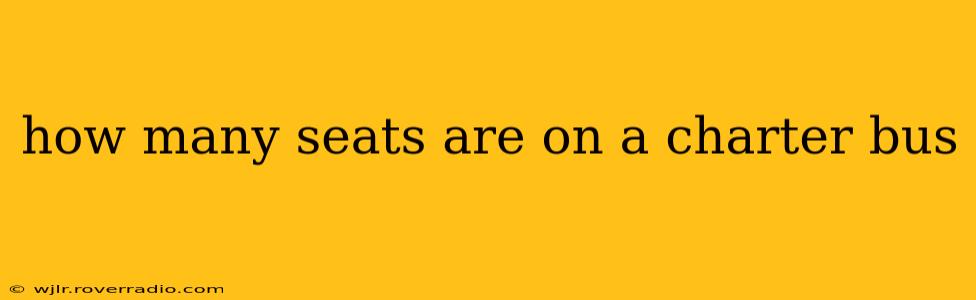 how many seats are on a charter bus