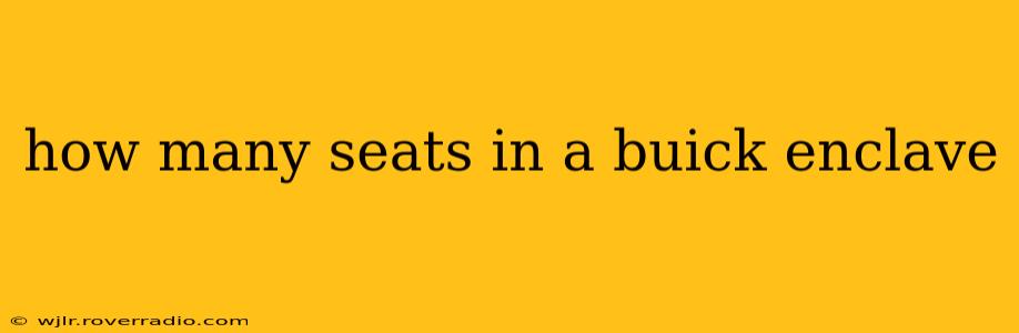 how many seats in a buick enclave
