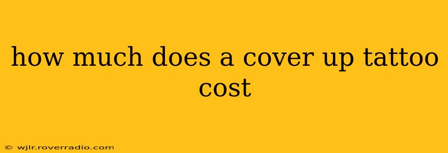 how much does a cover up tattoo cost