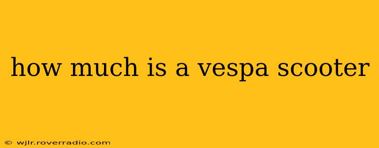 how much is a vespa scooter