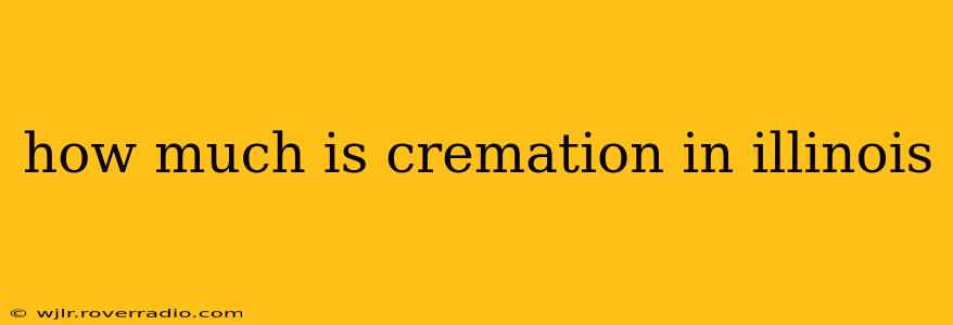 how much is cremation in illinois