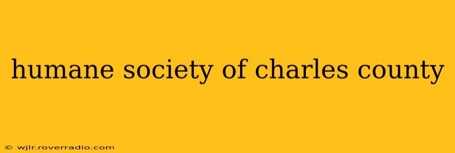humane society of charles county