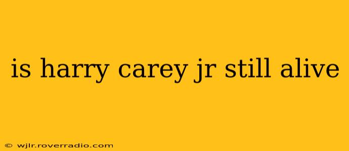 is harry carey jr still alive