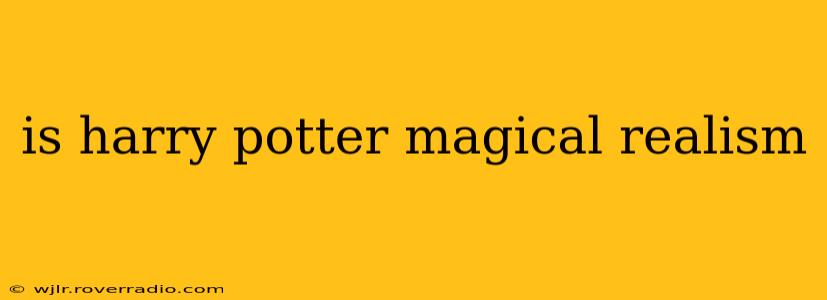 is harry potter magical realism
