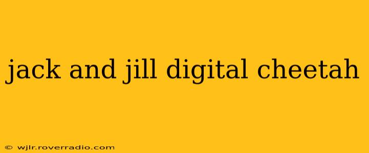 jack and jill digital cheetah