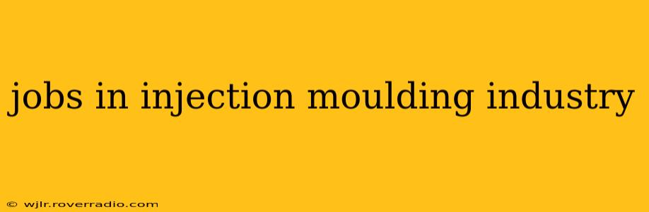 jobs in injection moulding industry
