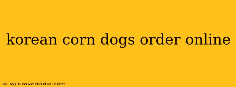 korean corn dogs order online