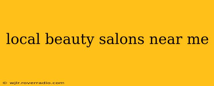 local beauty salons near me