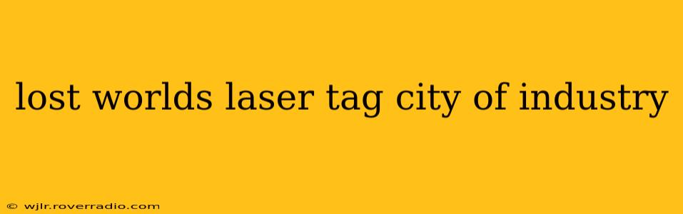 lost worlds laser tag city of industry