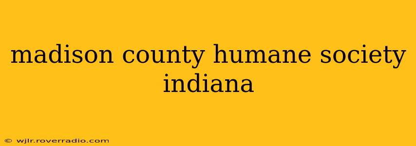 madison county humane society indiana