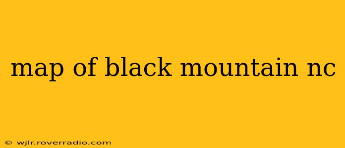 map of black mountain nc
