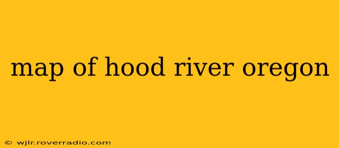 map of hood river oregon