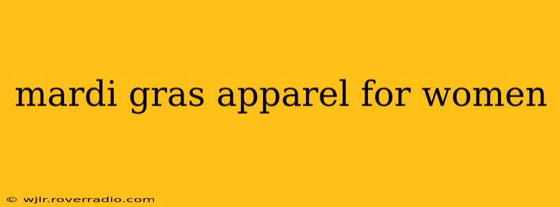 mardi gras apparel for women