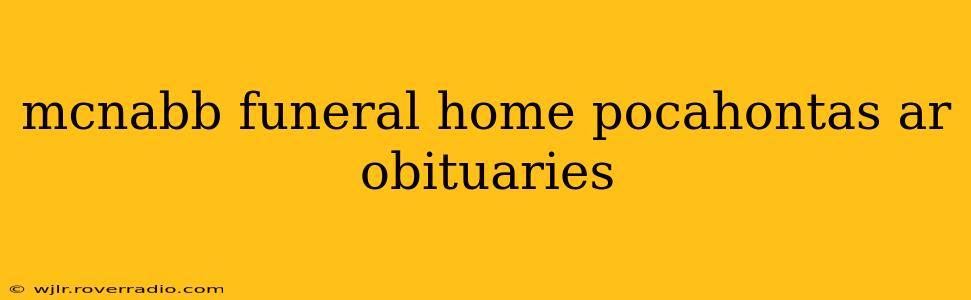 mcnabb funeral home pocahontas ar obituaries