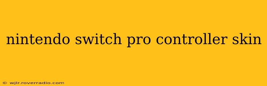 nintendo switch pro controller skin