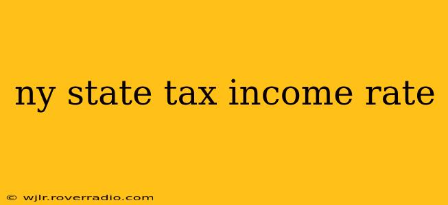 ny state tax income rate