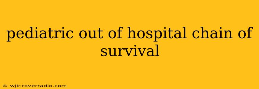 pediatric out of hospital chain of survival