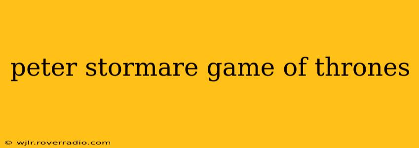peter stormare game of thrones
