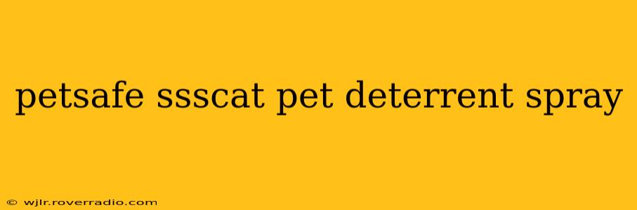 petsafe ssscat pet deterrent spray