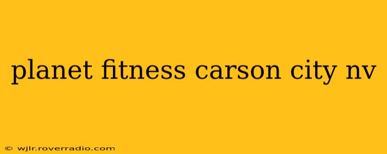 planet fitness carson city nv
