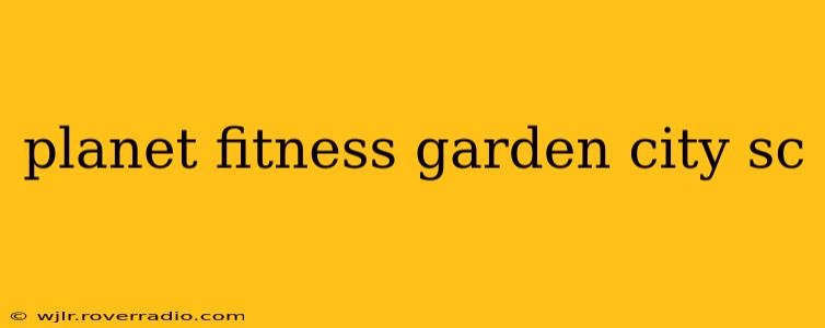 planet fitness garden city sc