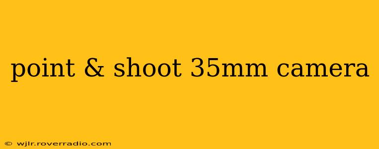 point & shoot 35mm camera