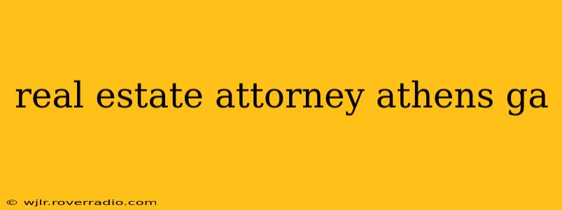 real estate attorney athens ga