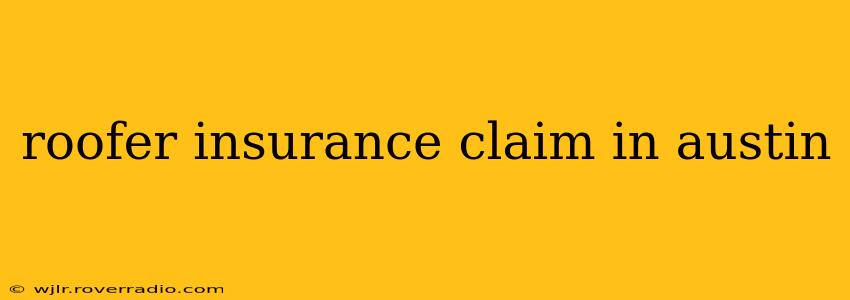 roofer insurance claim in austin