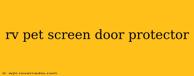 rv pet screen door protector
