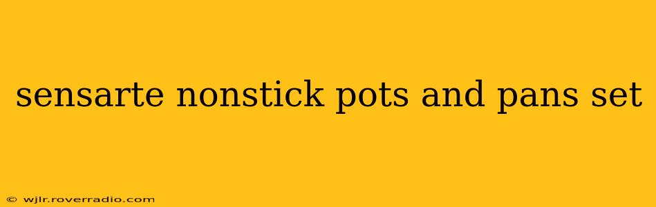 sensarte nonstick pots and pans set