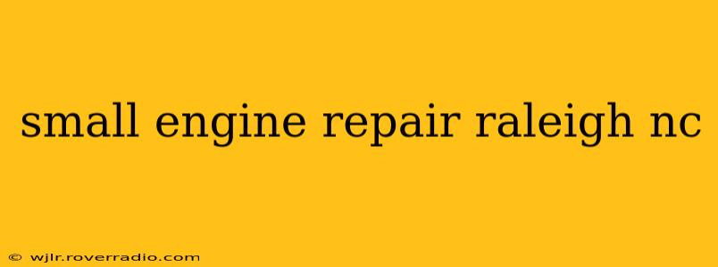 small engine repair raleigh nc