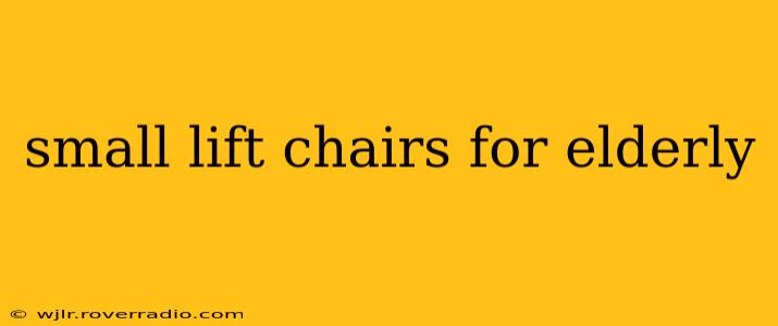 small lift chairs for elderly