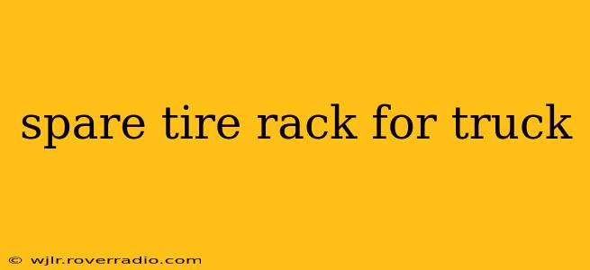 spare tire rack for truck