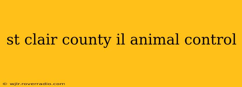 st clair county il animal control