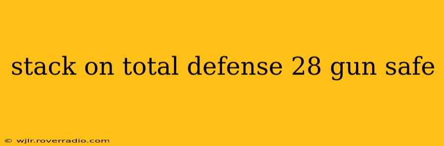 stack on total defense 28 gun safe