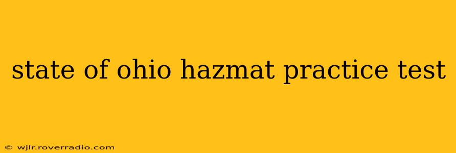 state of ohio hazmat practice test