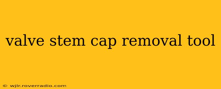 valve stem cap removal tool