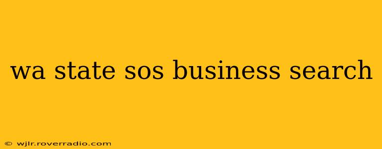 wa state sos business search