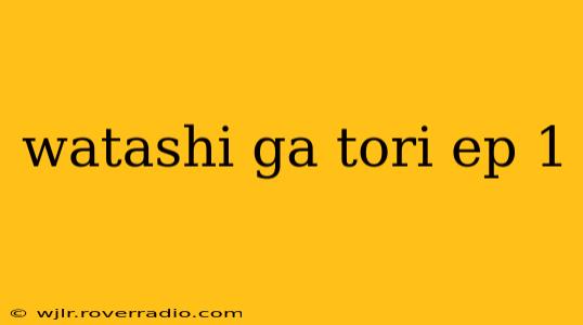 watashi ga tori ep 1