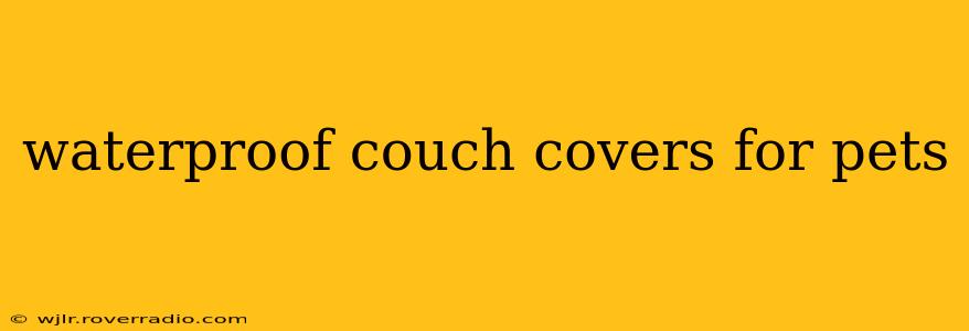 waterproof couch covers for pets