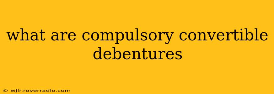 what are compulsory convertible debentures