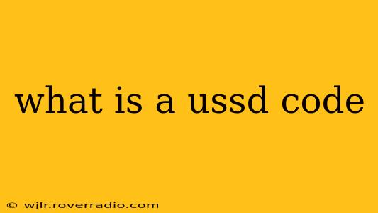 what is a ussd code