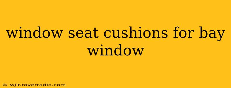 window seat cushions for bay window