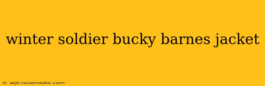 winter soldier bucky barnes jacket