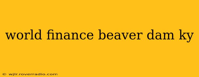 world finance beaver dam ky